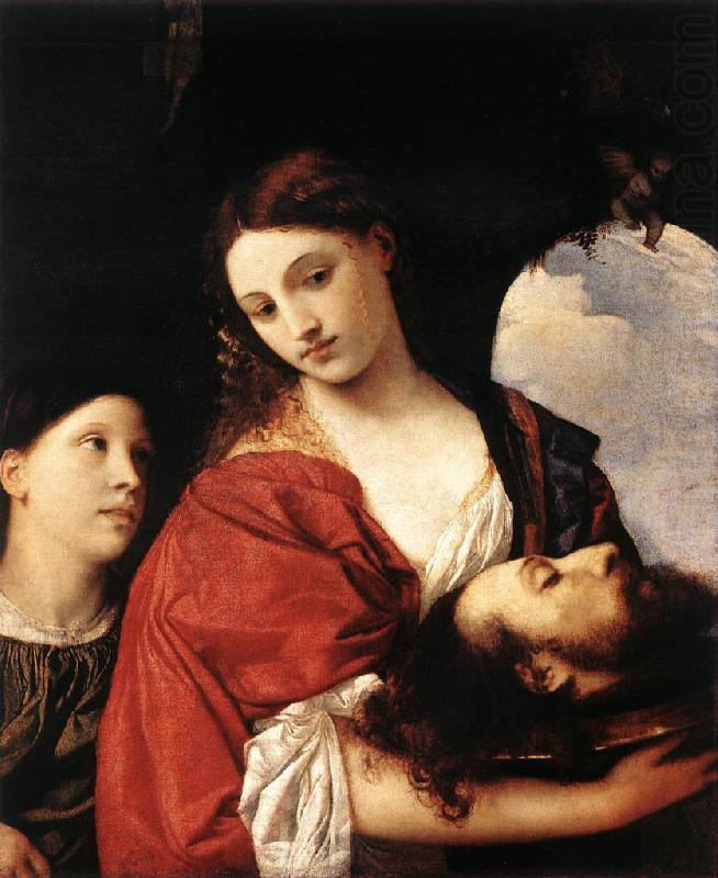 TIZIANO Vecellio Judith with the Head of Holofernes qrt china oil painting image